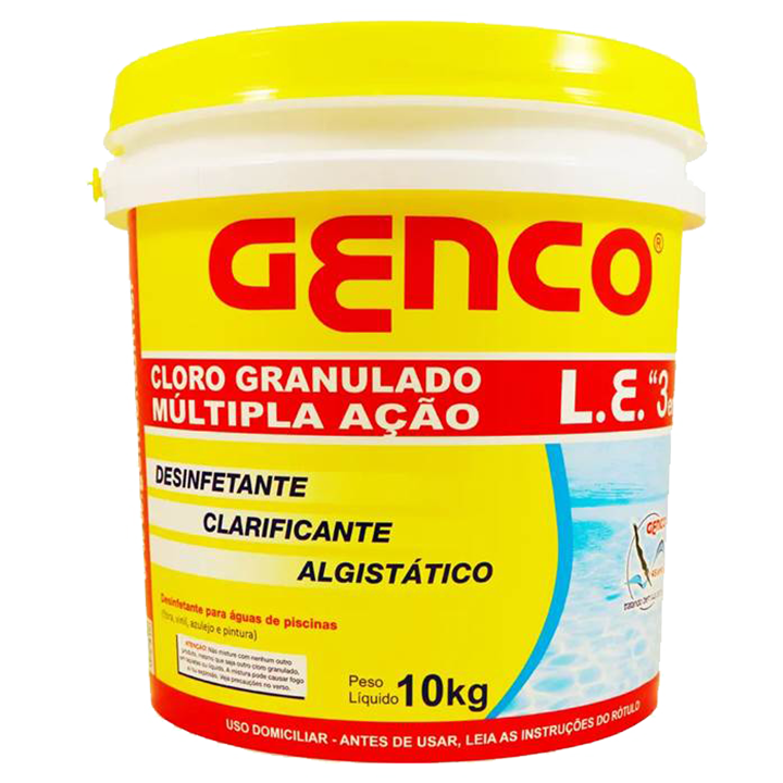 CLORO GRANULADO LE 3 EM 1 - 10 KG
