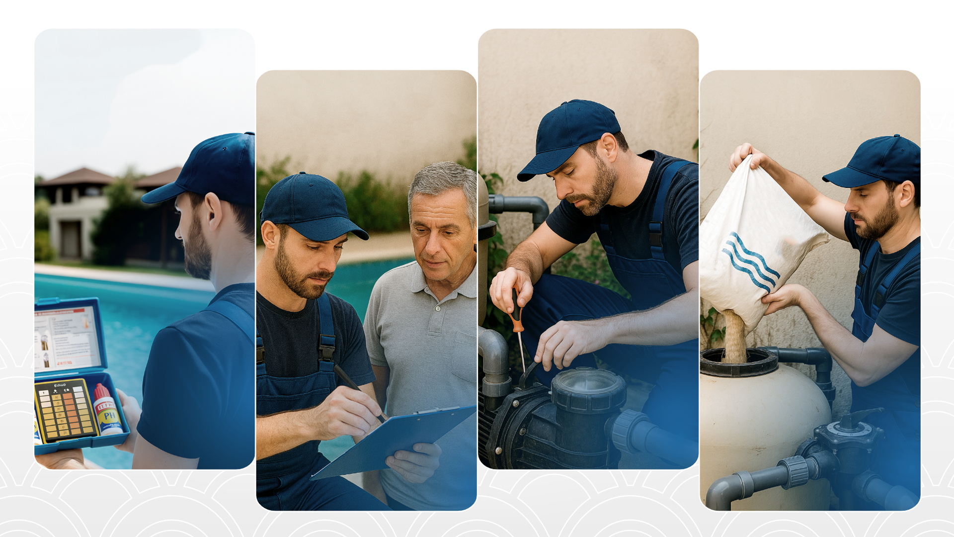 Mais do que produtos, oferecemos soluções completas para sua piscina!